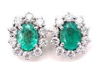 Orecchini Promesse Donna in Oro Smeraldo OCPQ54S